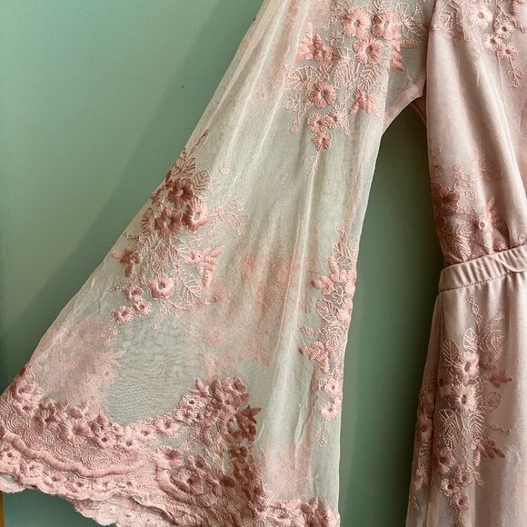 Pink Lace Dress - Picture 3 of 4